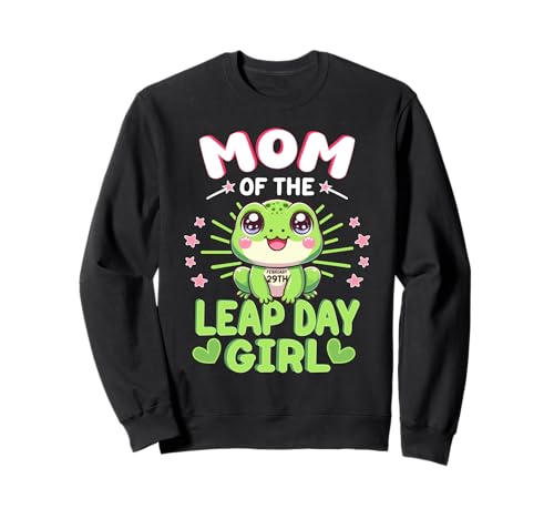 Mom of The Leap Day Girl 29. Februar Geburtstag Leap Year Sweatshirt Mom of The Leap Day Girl 29. Februar Geburtstag Leap Year Sweatshirt von Leap Year Birthday Family Matching Frogs