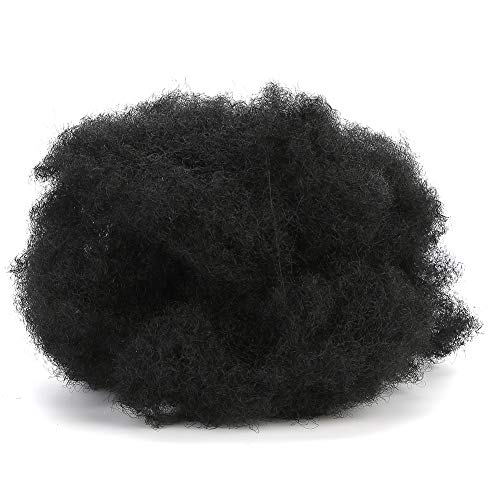 Schaltleitungs Afro Bun Puff Haarbrötchen weiche Afro lockige Haar Perücken Erweiterung Haarstücke Haarzubehör für schwarze Frauen Mädchen schwarz von Leapiture