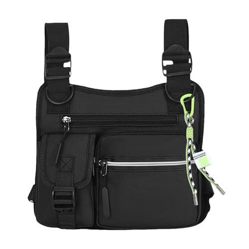Brustgurt,Outdoor Umhängetasche Für Herren | Robuste Vielseitige Weste mit 3D-Schnitt für Outdoor Sport Fitness Motorrad Training Jagd von LearnLyrics