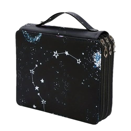 Buntstifteetui, Buntstifteetui, Buntstiftetui Organizer, Markierungsetui mit 124 Fächern und Reißverschluss, mehrschichtiger Organizer für Bleistifte von LearnLyrics