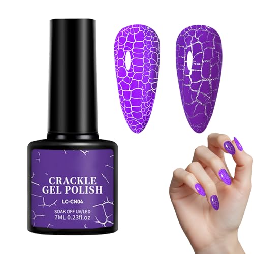 Cracking Finish Nail Lacquer – Fingernail Art Supplies, Girls Maniküre Care Produkt, Fingernail Design Beauty Cosmetics, Salon Professional Use | Partyveranstaltungen verschleißen für den Urlaub im von LearnLyrics