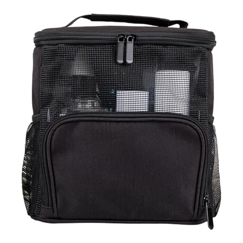 Duschtasche zum Aufhängen – Caddy aus Mesh mit Haken für das Schlafsaal und die Verwendung auf Reisen | Schnelltrockener Toiletten-Organizer mit mehreren Fächern von LearnLyrics
