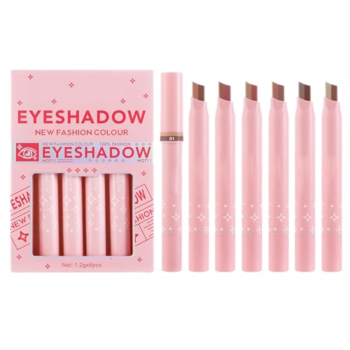 Eye-Toe-Eyeshadow in Anti-Kavi-Lidschatten, Farbe in einer einzigen Geste | Leichter und gleitender Make -up -Bleistift, leicht zu auftretende Cremeformel, Taschen -Schönheitszubehör für von LearnLyrics