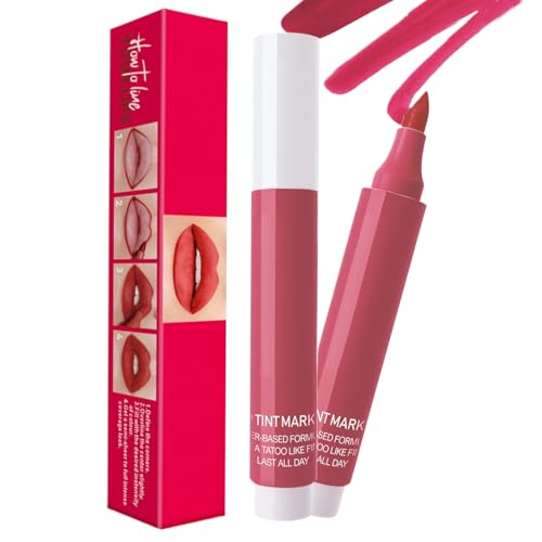 Feuchtigkeitsspendender Lippenmarker – wasserdichte Lippenlinie – schmutzabweisender Lippenstift | matte Farbe mit natürlicher Forschung für das Make-up von Frauen und Mädchen | Marker von LearnLyrics