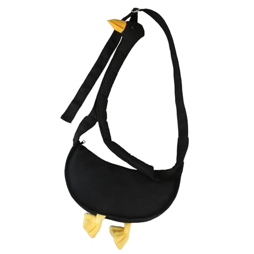 LearnLyrics Gänse-Geldbörse, Tier-Geldbörse Gänse Umhängetasche Gänse Canvas Tiertasche, Tier Umhängetasche, Lustige Tiertasche, Niedlich, Canvas für, Mädchen, Täglicher Gebrauch von LearnLyrics