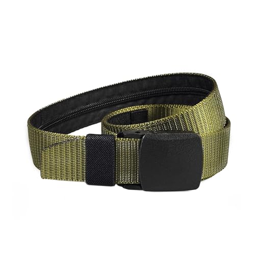 LearnLyrics Reisegürtel, Geldbeutel, Gürtel mit Tasche für Bargeld, Diebstahlsicherung für Wertsachen, Sicherheitsgurt, Armee grün, Se référer au descriptif, Siehe Beschreibung von LearnLyrics