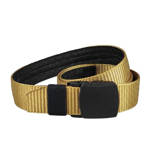LearnLyrics Reisegürtel, Geldbeutel, Gürtel mit Tasche für Bargeld, Diebstahlsicherung für Wertsachen, Sicherheitsgurt, kaki, Se référer au descriptif, Siehe Beschreibung von LearnLyrics