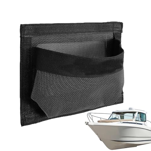 LearnLyrics Werkzeugtasche für Boote – Wasserdichter Organizer mit Selbstklebender Rückseite | Abnehmbares, montierbares Behältersystem, sichere und kompakte Lösung für Ordnung in der Konsolenkabine von LearnLyrics