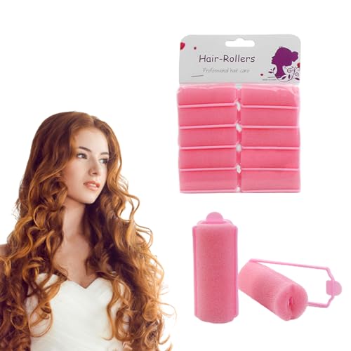 Lockenwickler ohne | Lockenwickler aus Schaumstoff zum Schlafen | weiche Schwammrollen für keinen Hitzestil | flexible Haarcurler für Frauen und Mädchen | weiche C-Stäbe von LearnLyrics