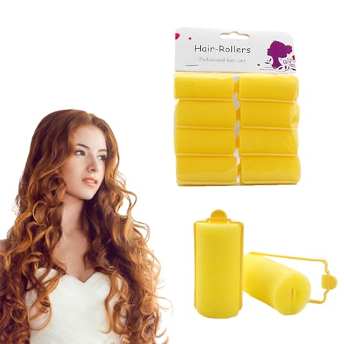 Lockenwickler ohne | Lockenwickler aus Schaumstoff zum Schlafen | weiche Schwammrollen für keinen Hitzestil | flexible Haarcurler für Frauen und Mädchen | weiche C-Stäbe Lockenwickler ohne | Lockenwickler aus Schaumstoff zum Schlafen | weiche Schwammrollen für keinen Hitzestil | flexible Haarcurler für Frauen und Mädchen | weiche C-Stäbe von LearnLyrics