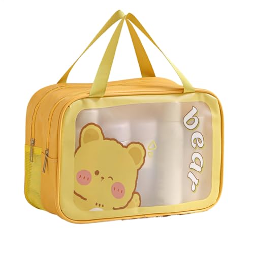 Reise -Make -up -Tasche, Toilettenbeutel Für Frauen - Mehrere Fächer -Touchs -Duschbeutel -Reisebühne | Tragbarer Shampoo -Beutel -Speicherorganisator, Toilettenbeutel Zum Reisen, Kosmetiktaschen von LearnLyrics