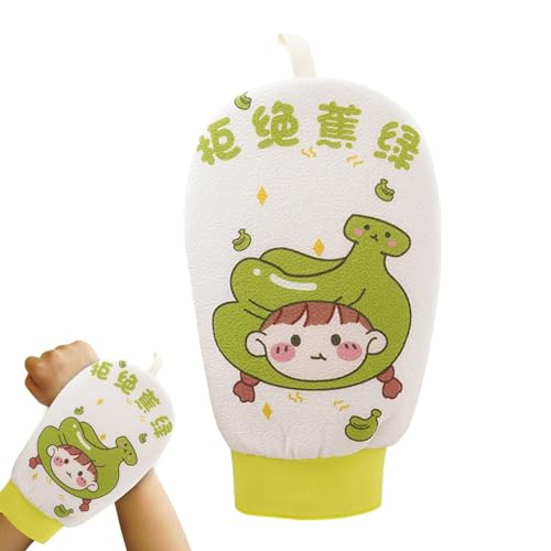 Waschhandschuhe aus Frottee, Waschhandschuhe für Herren - Badeschwammhandschuhe und Handtuch, Körperpeelinghandschuhe mit Spa Massage für Dusche, Duschhandschuhe mit doppelter Struktur für C von LearnLyrics