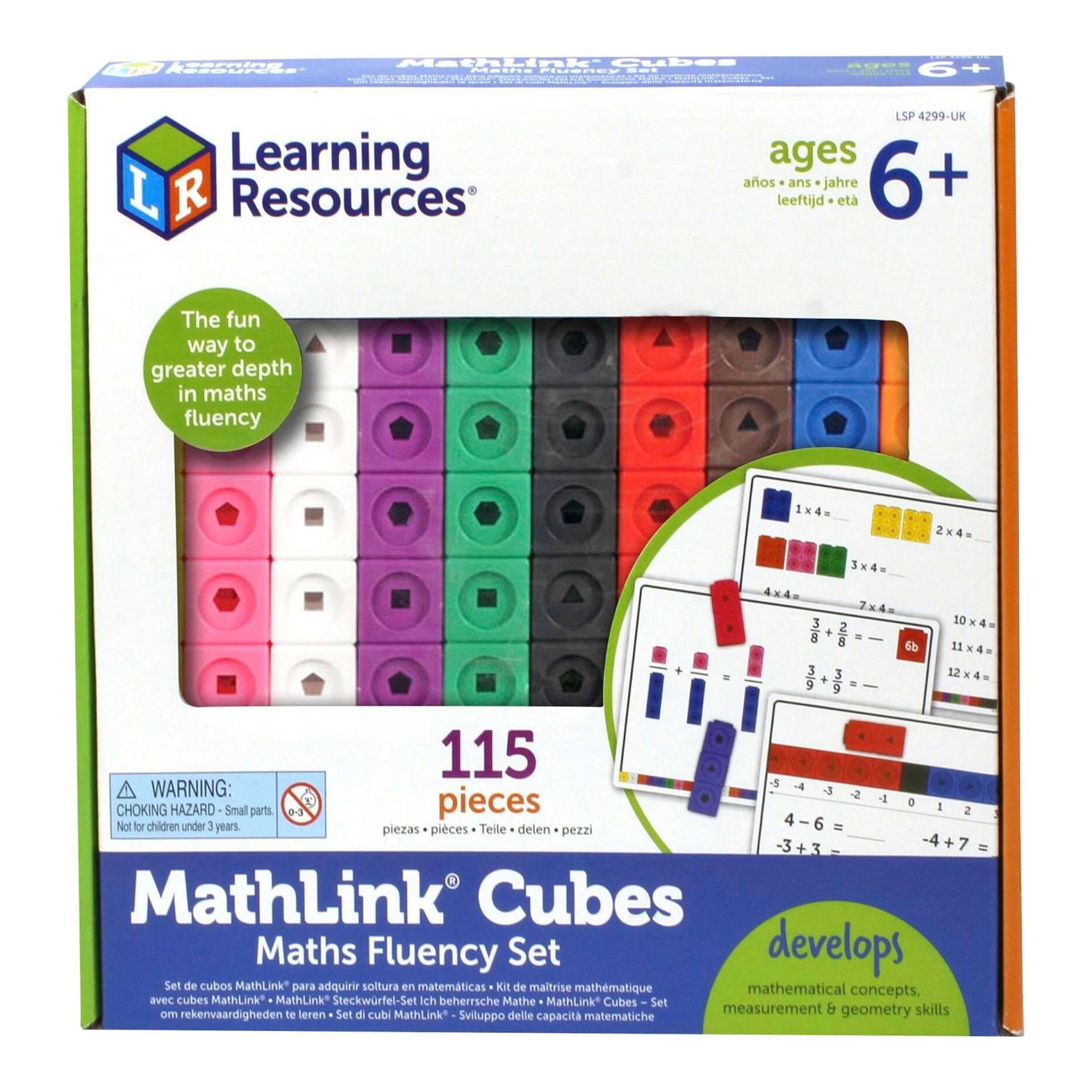 Learning Resources Steckwürfel-Set MathLink - Ich beherrsche Mathe Learning Resources Steckwürfel-Set MathLink - Ich beherrsche Mathe von Learning Resources