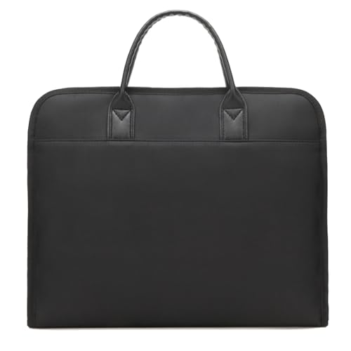 Leathario Laptoptasche Herren, Aktentasche für Business, Arbeitstasche Handtasche für Arbeit Schwarz von Leathario