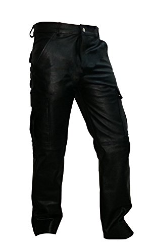 Leather Addicts Herren Loose Fit Jeanshose Schwarz Schwarz Gr. 34 W/32 L, Schwarz von Leather Addicts