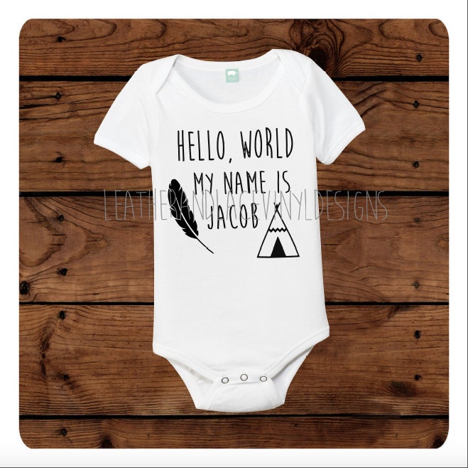 Hallo Welt-Bodysuit von LeatherAndLaceVinyl