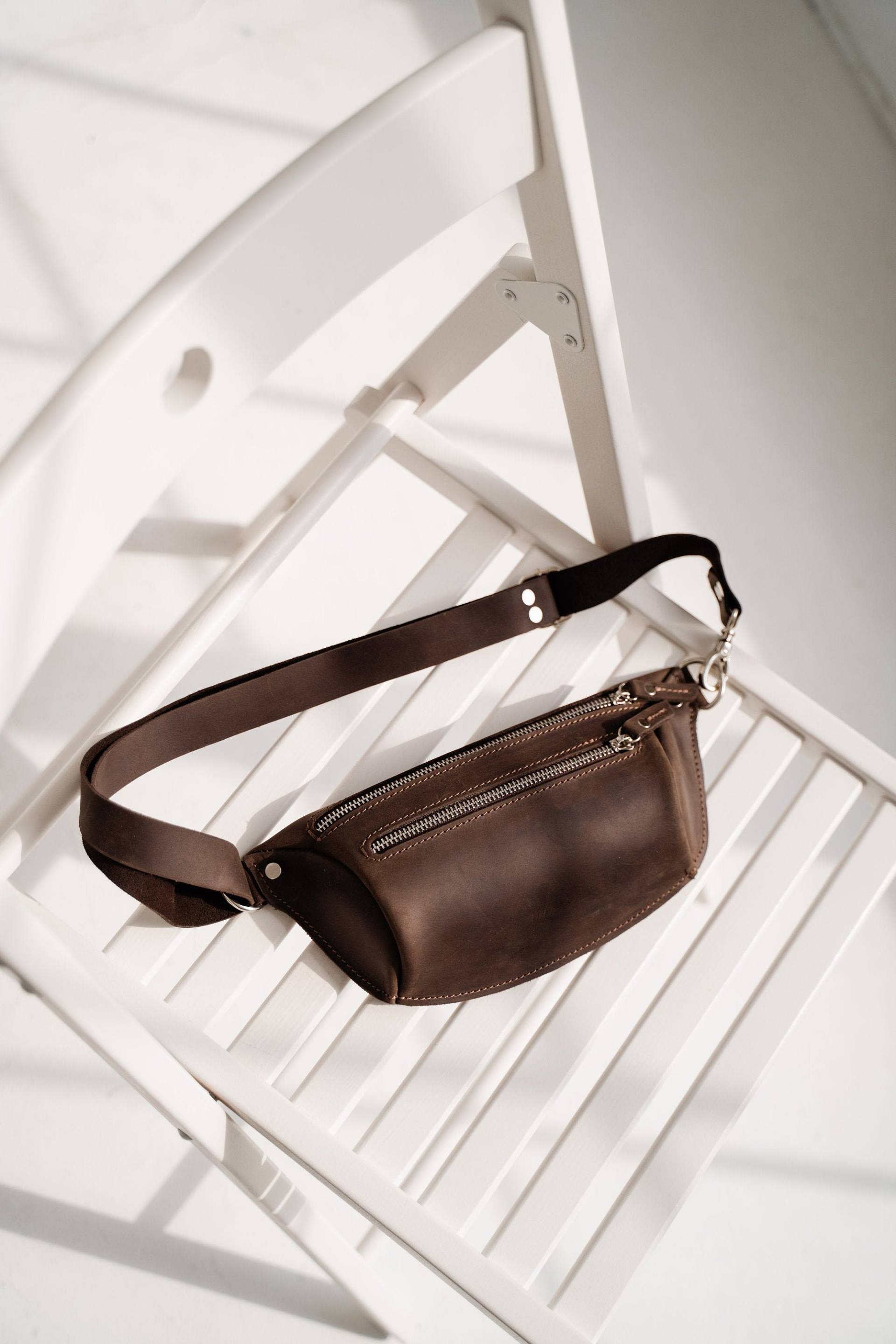 Leder Bauchtasche, Gürteltasche, Hüfttasche, Festivaltasche, Bekleidungstasche, Gürteltasche Damen von LeatherArtShowroom