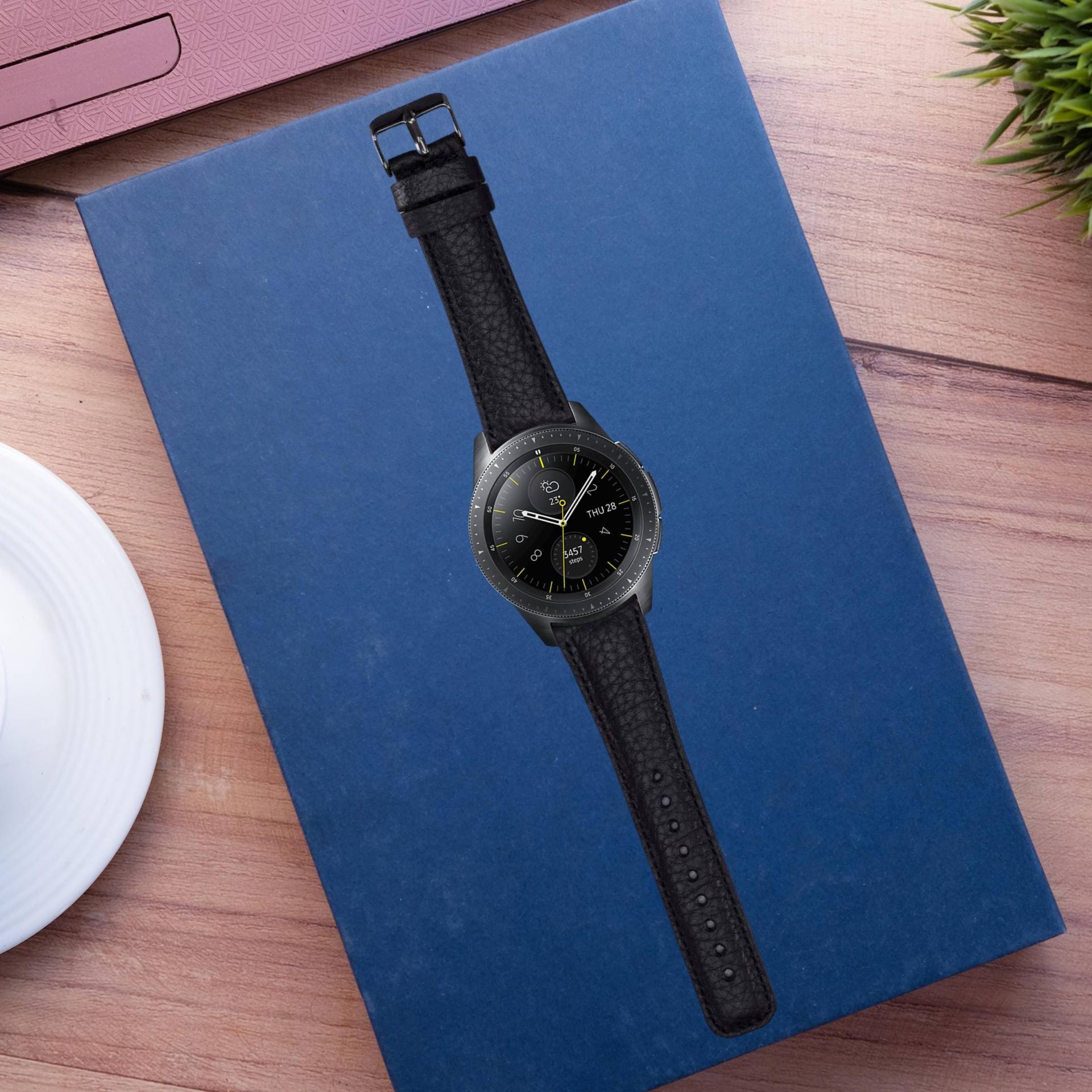 Personalised Leather Samsung Galaxy Watch 7 6 5 4 Active 2 1 Gear S3 S2 Classic 47mm 45mm 44mm 43mm 42mm Band Men Christmas Gift S M L Xl von LeatherBagOne