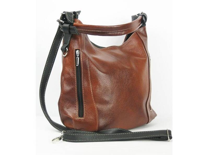 Braune Leder Hobo Bag Jeden Tag Schultertasche Mit Verstellbaren Riemen von LeatherBagsStudio
