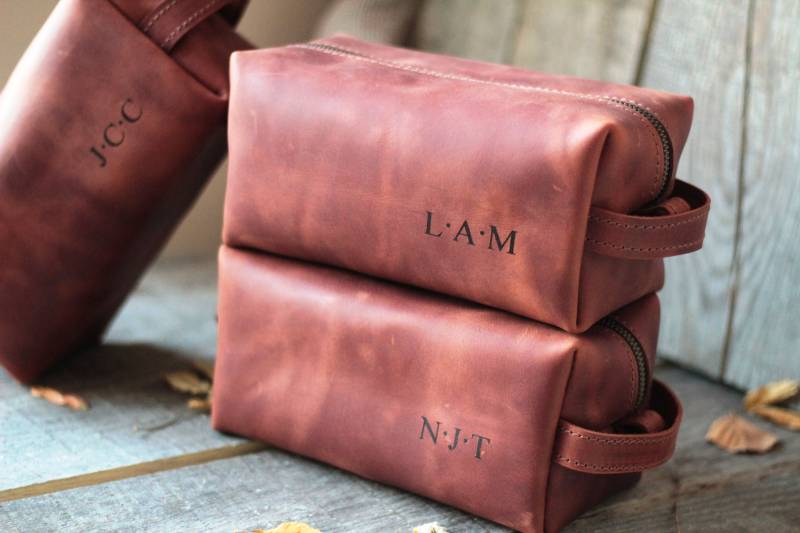 Personalisiertes Leder Dopp Kit Personalisiertes Leder Dopp Kit von LeatherDoppKit