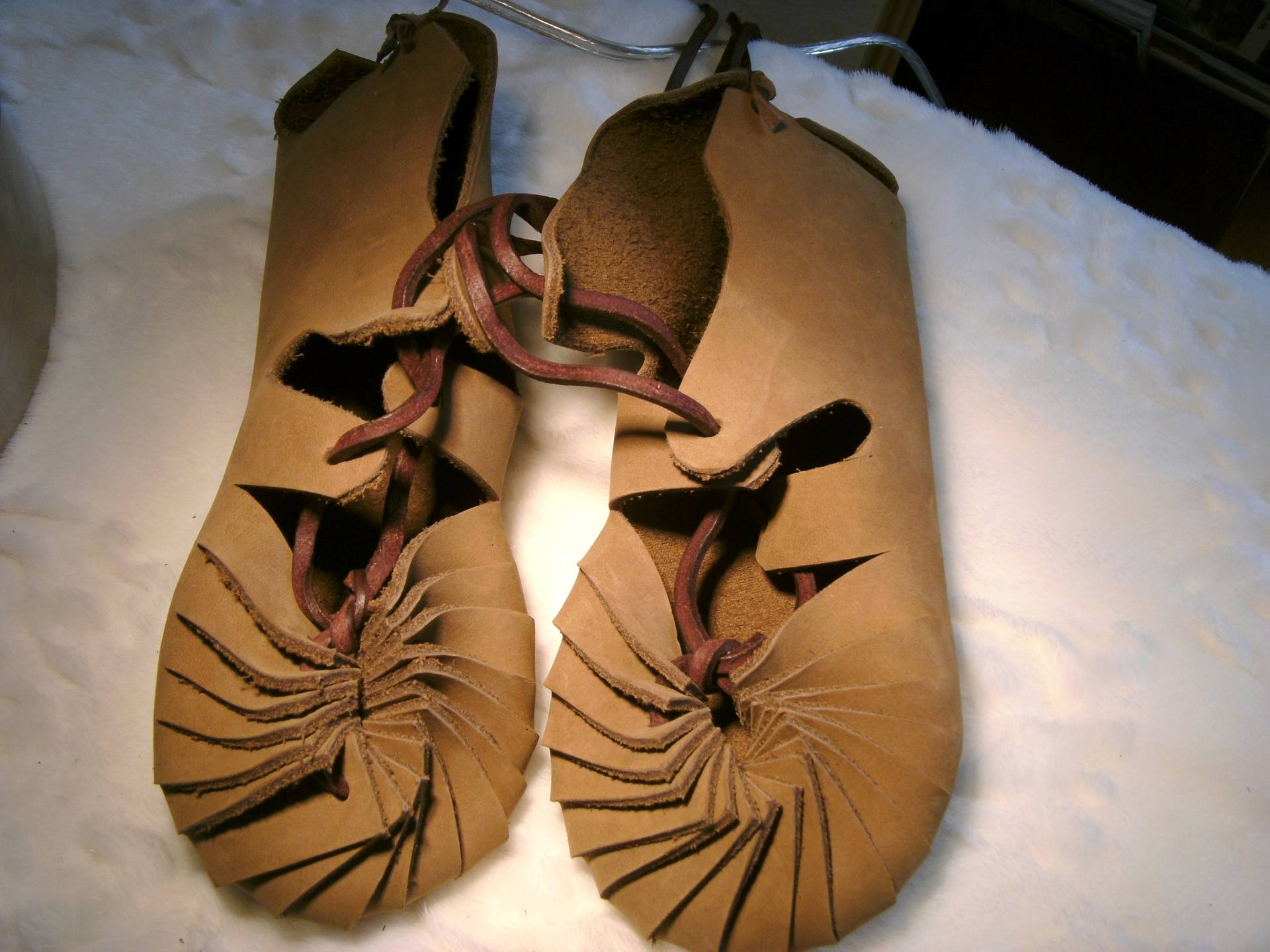 Barfuß Schuhe/Bundschuhe Gr.36-47 von LeatherFeltDesign