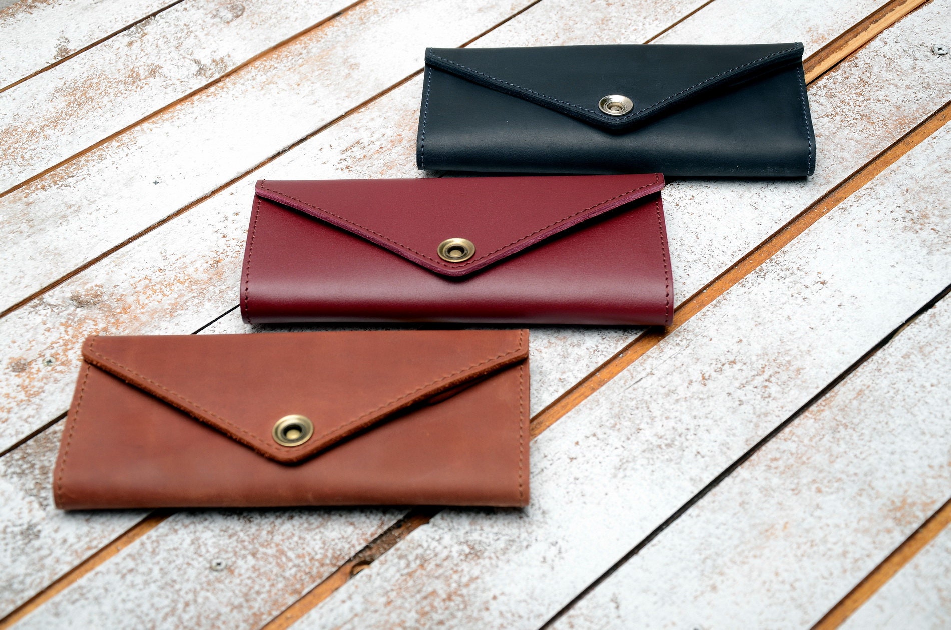 Damen Geldbörse Geldbörsen Brieftasche Leder Portemonnaie, Geldbörse, Clutch, Clutch Für Dame, Lange von LeatherGiftStudio