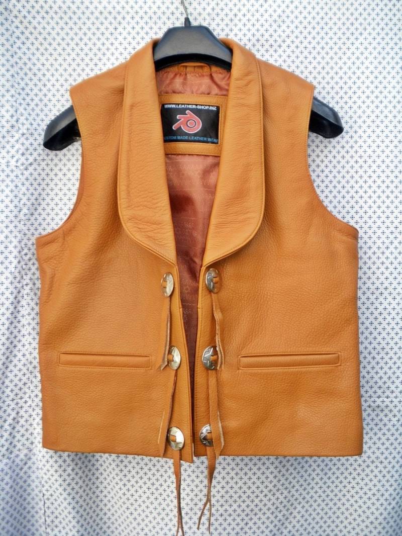 Bonanza Style Herren Lederweste Mlv75 Bonanza Style Herren Lederweste Mlv75 von LeatherVestsShop