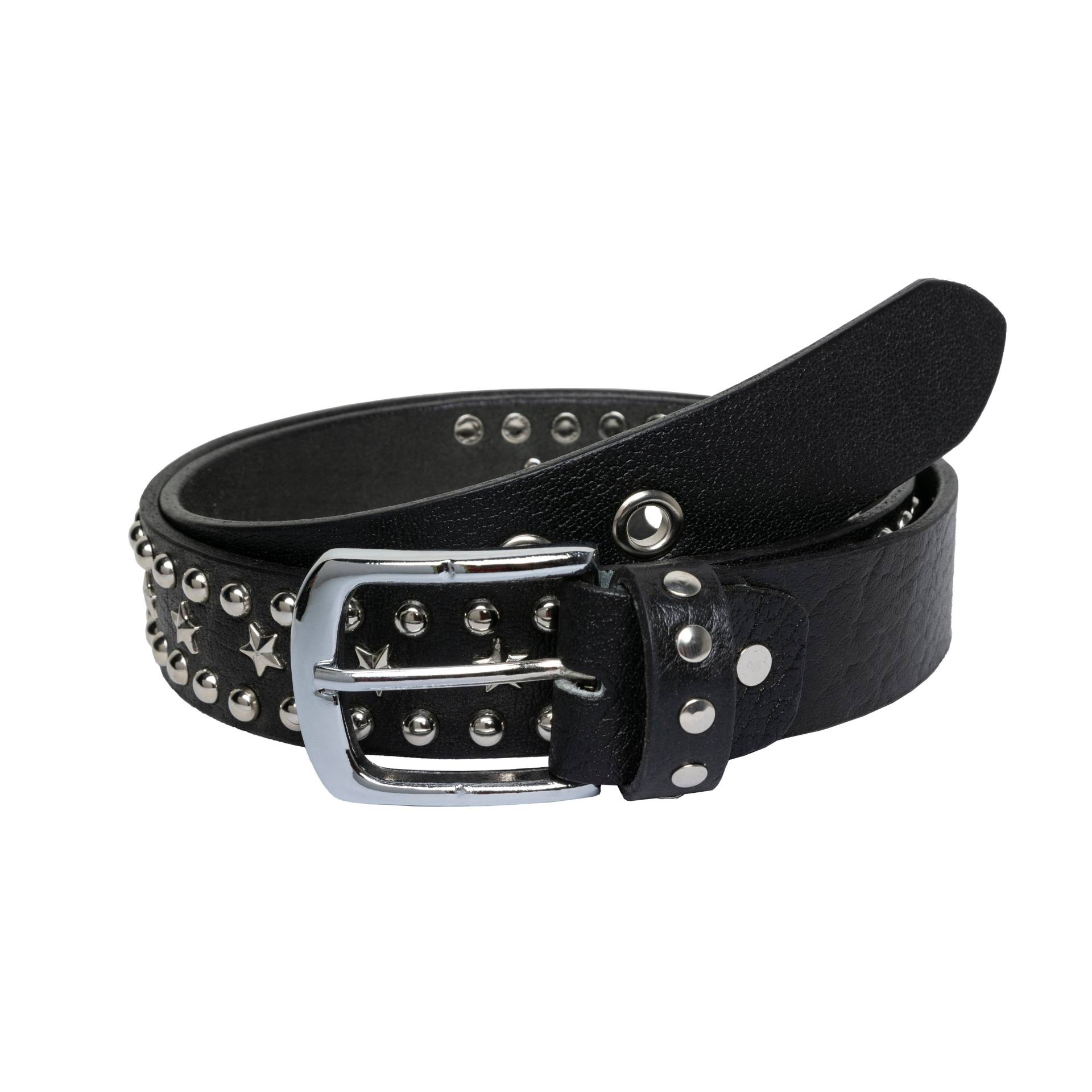 Biker Handgemachter Stern Und Nieten Gebunden Vollkorn Handgefertigter Ledergürtel 35mm Echtledergürtel Für Männer Punk Gürtel Geburtstagsgeschenk von Leathershire