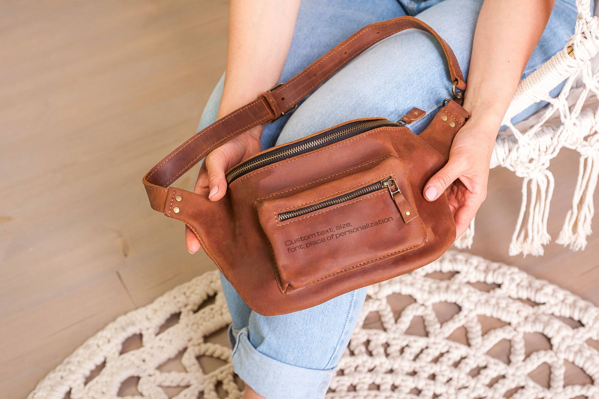 Gürteltasche, Leder Hüfttasche, Handgefertigte Leder Hüfttasche, Leder Gürteltasche Damen, Leder Herren Hüfttasche von LeatheryCo