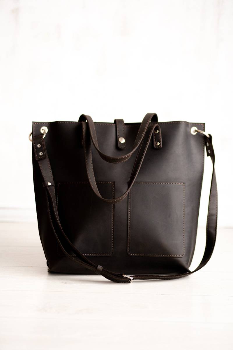 Monogramm Lederne Tragetasche Frauen-Laptoptasche Für Jeden Tag von LeatheryCo