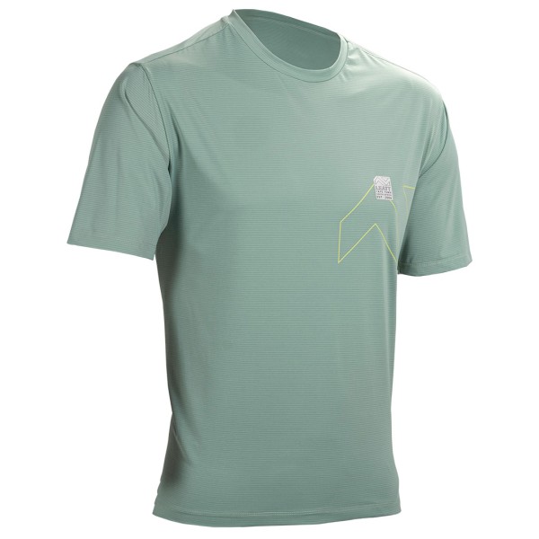 Leatt - MTB Trail 1.0 X-Flow Short Sleeve Jersey - Radtrikot Gr L türkis von Leatt
