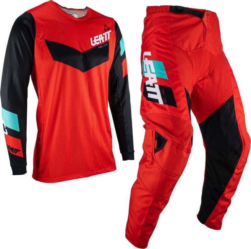 Leatt Motocross-Shirt 3.5 Ride 2023 Motocross Jersey und Hose Set Atmungsaktiv von Leatt