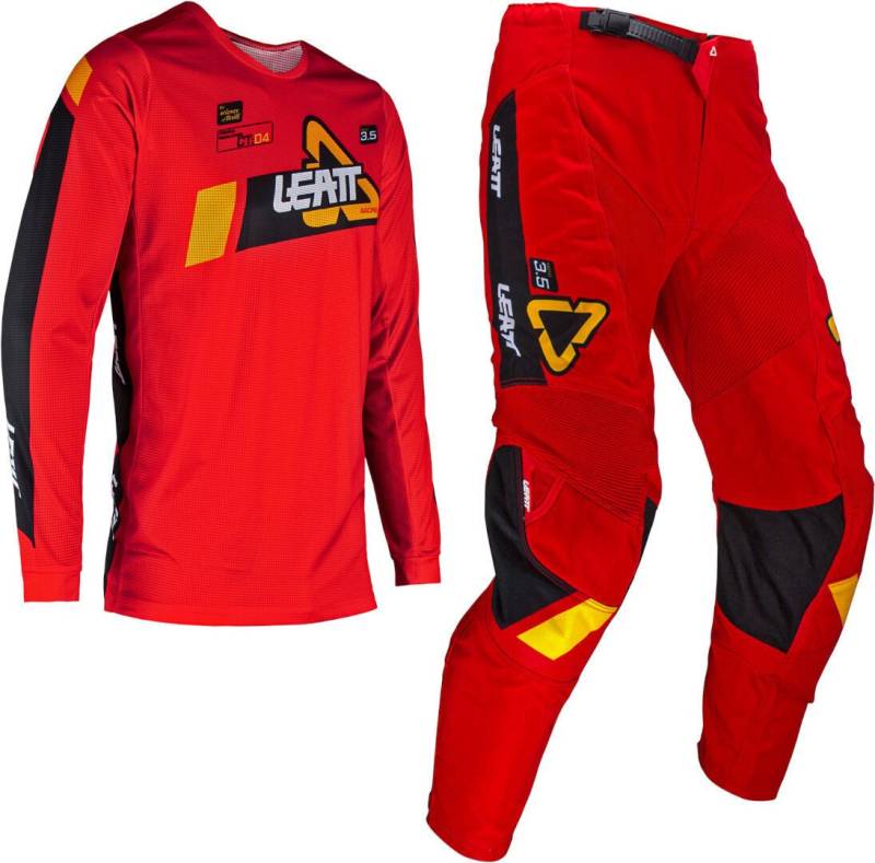 Leatt Motorradhose 3.5 Ride 2024 Jugend Motocross Jersey und Hose Set Atmungsaktiv von Leatt