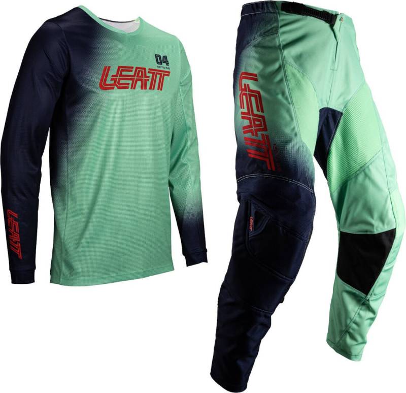 Leatt Motocross-Shirt 3.5 Ride Kit Fade 2025 Motocross Jersey und Hose Set Atmungsaktiv von Leatt
