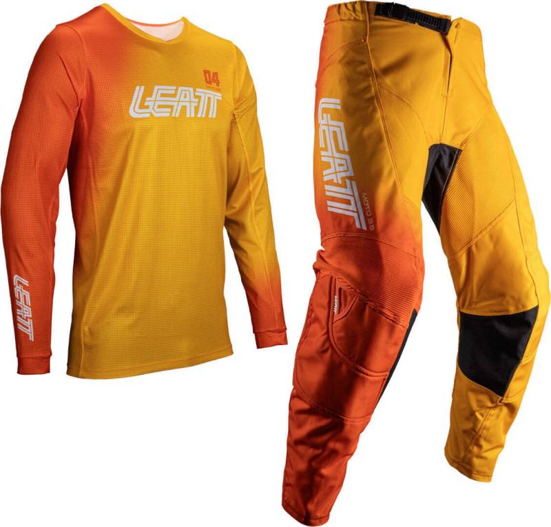 Leatt Motocross-Shirt 3.5 Ride Kit Fade 2025 Motocross Jersey und Hose Set Atmungsaktiv von Leatt