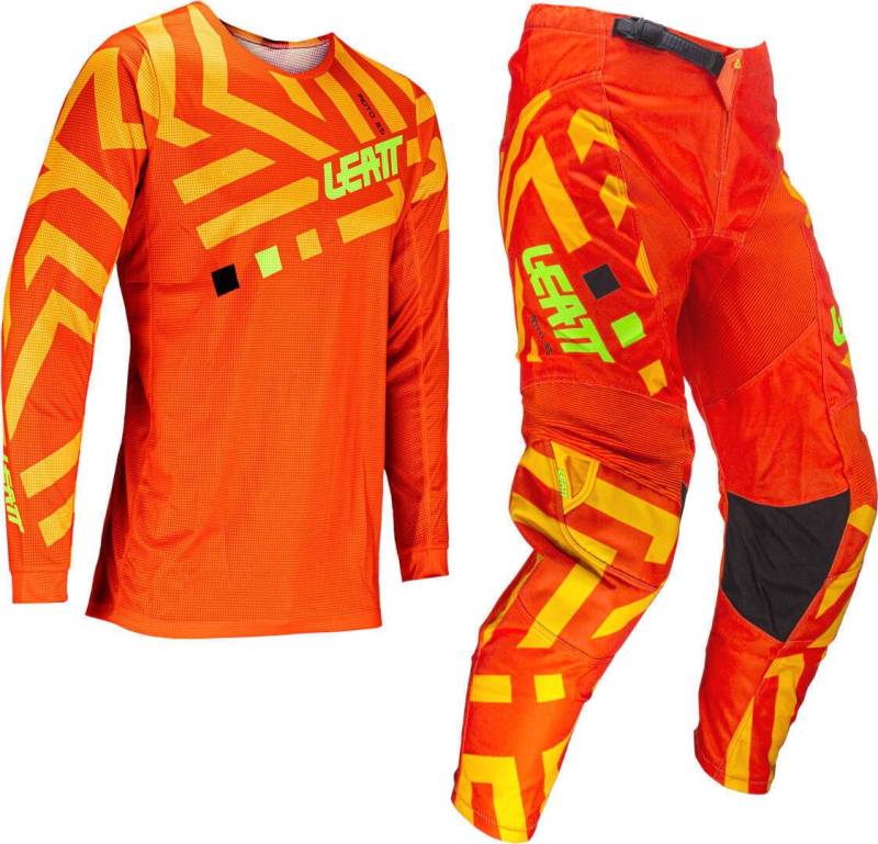 Leatt Motocross-Shirt 3.5 Ride Pattern 2024 Motocross Jersey und Hose Set von Leatt
