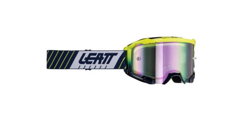 Leatt Motorradbrille Velocity 4.5 Iriz Stripes Motocross Brille, belüftet von Leatt