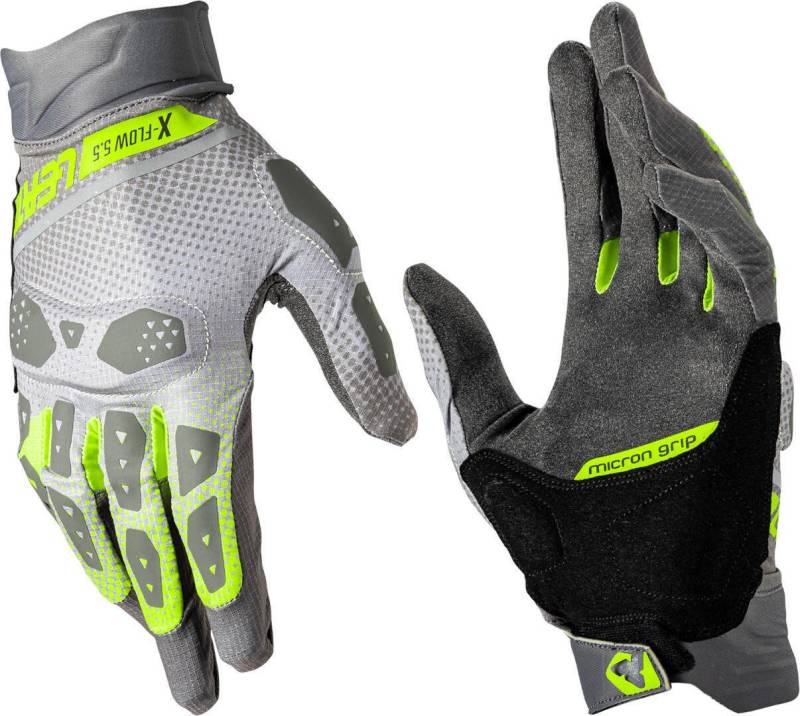 Leatt Motorradhandschuhe ADV X-Flow 5.5 Short Motorrad Handschuhe belüftet von Leatt