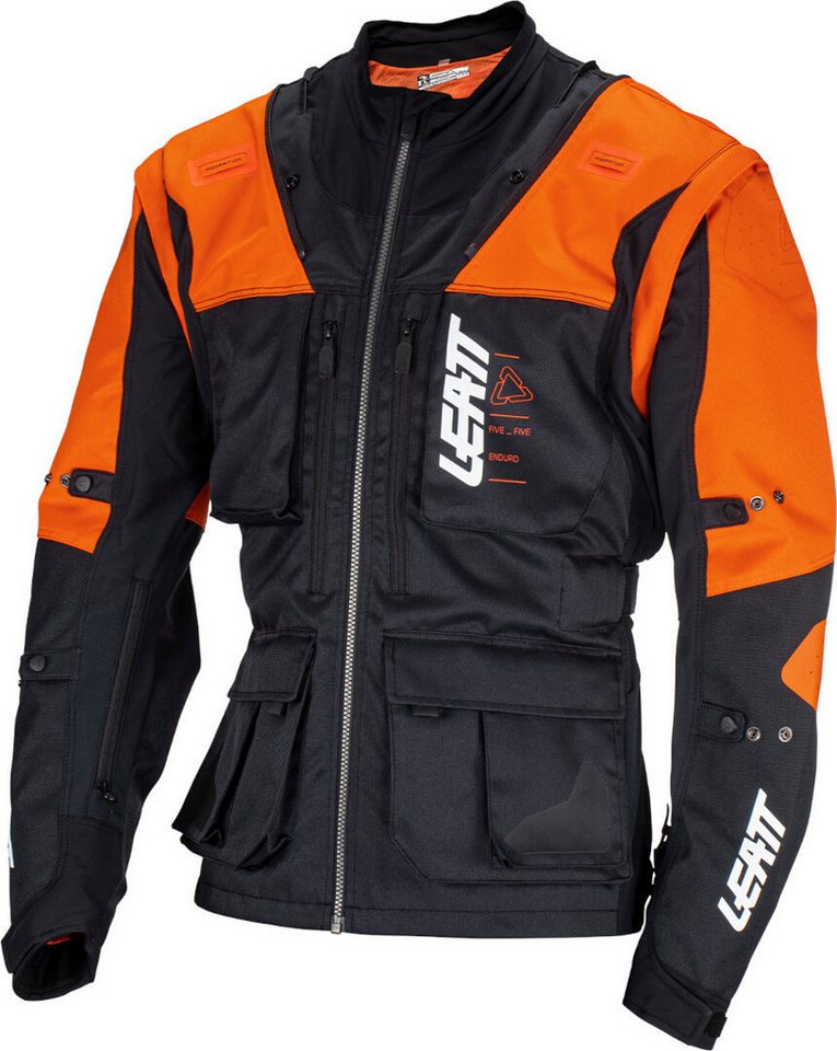 Leatt Motorradjacke 5.5 Enduro 2023 Motocross Jacke Wasserdicht wasserabweisend schmutzabweisend schnittfest robust wass von Leatt