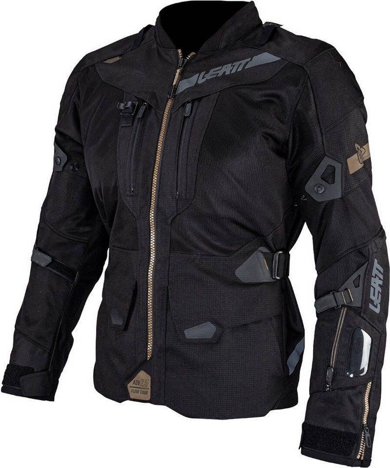 Leatt Motorradjacke ADV FlowTour 7.5 wasserdichte Motorrad Textiljacke (wasserdicht) Rückenprotektor enthalten,herausnehmbares Innenfutter,wasserdicht von Leatt