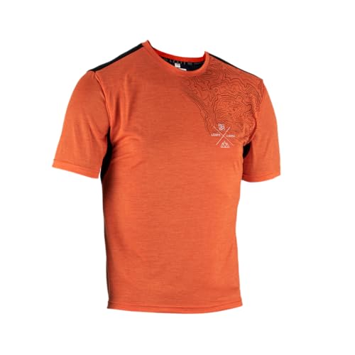 Leatt Herren MTB Trail 1.0 Technisches Sport-Trikot, Flame, XXL von Leatt
