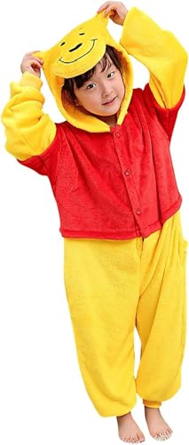 LeaveLive Kinder Tier Onesies Halloween Cosplay Kostüm Pyjamas(KidsWinnie-105) von LeaveLive