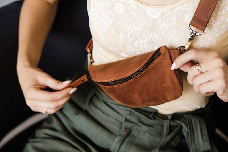 Leder Bauchtasche, Gürteltasche, Hüfttasche, Hüfttasche von LeazerUA