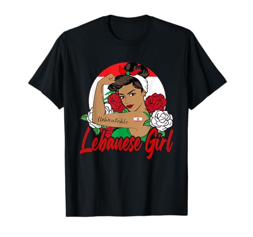 Libanesisches Mädchen Libanon Frau Libanesische Flagge T-Shirt Libanesisches Mädchen Libanon Frau Libanesische Flagge T-Shirt von Lebanon Girl Lebanese