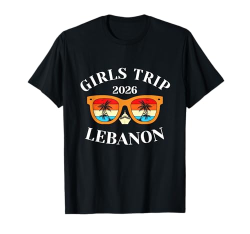Girls Trip 2026 Libanon Spring Break 2026 Cruise Vacation T-Shirt Girls Trip 2026 Libanon Spring Break 2026 Cruise Vacation T-Shirt von Lebanon Spring Break Attire T-Shirts