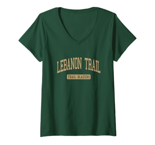 Damen Lebanon Trail High School HS Frisco TX Varsity Sports T-Shirt mit V-Ausschnitt Damen Lebanon Trail High School HS Frisco TX Varsity Sports T-Shirt mit V-Ausschnitt von Lebanon Trail High School T-Shirts & Gifts