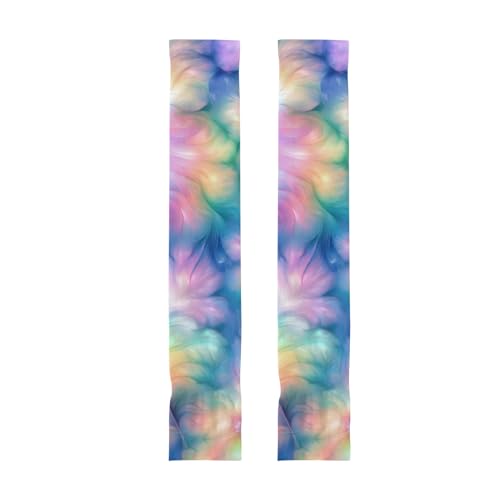 Lebartm Arm Sleeve Sonnenschutz Kompression Gartenarbeit Ärmel Kühlung UV-Blockierung Sport gedruckt Sonnenschutz Eis Abdeckung-Gradient Blumen von Lebartm