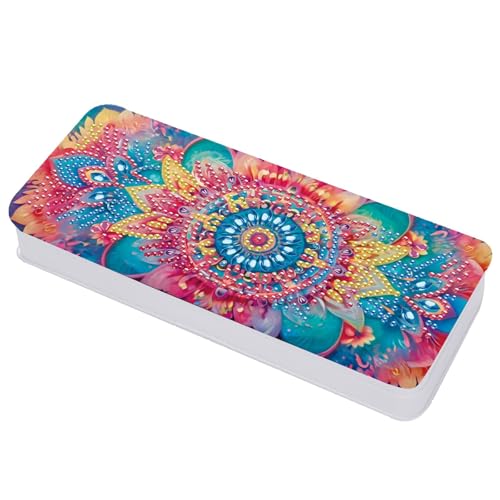 Lebartm Diamant Kunst Malerei Bleistift Fall Deckel Multi-Grid Bleistift Schreibwaren Box Federmäppchen 8.1x3.5 in Büroartikel Aufbewahrungsbox für Stifte Marker Malpinsel-Mandala04 Lebartm Diamant Kunst Malerei Bleistift Fall Deckel Multi-Grid Bleistift Schreibwaren Box Federmäppchen 8.1x3.5 in Büroartikel Aufbewahrungsbox für Stifte Marker Malpinsel-Mandala04 von Lebartm
