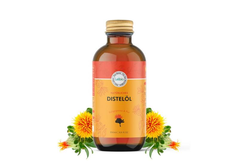 Lebbio Körperöl Distelöl - Fördert die Herzgesundheit durch hohen Gehalt an Linolsäure, 250 ml Inhalt Lebbio Körperöl Distelöl - Fördert die Herzgesundheit durch hohen Gehalt an Linolsäure, 250 ml Inhalt von Lebbio