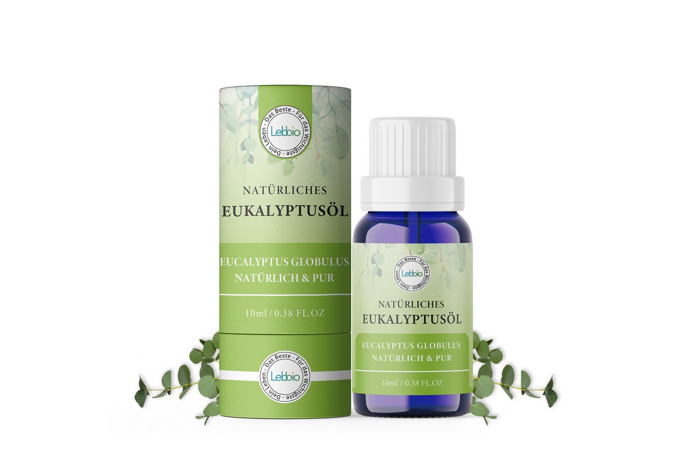 Lebbio Körperöl Eukalyptusöl – 100% Pur und natürlich, wirkt antibakteriell und fördert die Konzentration. Lebbio Körperöl Eukalyptusöl – 100% Pur und natürlich, wirkt antibakteriell und fördert die Konzentration. von Lebbio